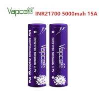 ถ่านชาร์จ Vapcell INR21700 5000mAh 15A สีม่วง rewrap Tesla ของแท้