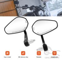 ∈﹍ 7/8 or 1 Motorcycle Motorbike Scooters Rear View Side Mirror Handle Bar End Mirrors For Yamaha Kawasaki Motorcycle Parts