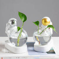 Astronaut Hydroponics Ornaments Glass Vase Living Room Office Desktop Small Furnishings Home Decorations