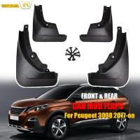 Mud Flaps สำหรับ Peugeot 3008 Mk2 GT 2017 2018 2019 2020 2021 Mudflaps Mudguards Splash Guards Fender 4Pcs ด้านหน้าด้านหลังแม่พิมพ์