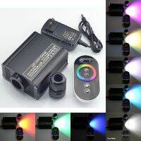 เครื่องการควบคุมระยะไกลแบบสัมผัสแสงออปติก LED 16W RGB บ้านโรงแรมสปาแหล่งโคมไฟตกแต่ง KTV สำหรับทุกชนิดของสายไฟเบอร์ Daozhi