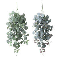 ใหม่ประดิษฐ์พืช Falling ประดิษฐ์ Eucalyptus ไม้ Ldylic หวายกลางแจ้ง Home Ho Garden ห้องนั่งเล่น Ornaments