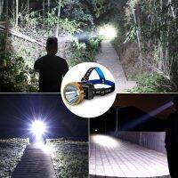 LED ไฟหน้า, ไฟแรง, ไฟฉายติดหัวระยะไกลที่สว่างเป็นพิเศษแบบชาร์จไฟได้, ไฟติดหัวแบบตกปลากันน้ำ 2023