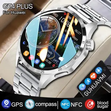 New GPS Smart Watch Men For Huawei GT4 PRO 360*360 HD Screen Heart Rate