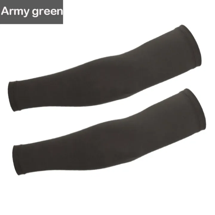 yy-1pair-sunscreen-arm-sleeves-ice-silk-cooling-anti-sunburn-sleeve-elastic-compression-sleeve-outdoor-running-driving-arm-warmers