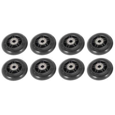 8 Pack Inline Skate Wheels Beginners Roller Blades Replacement Wheel with Bearings Wheels 70mm