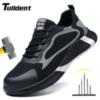 รองเท้านิรภัยในการทำงาน Steel Toe Work Sneakers For Men Work Boots Protection Safety Boots Puncture-Proof Indestructible Shoes