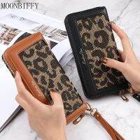 Long Women Wallet Leopard Print Women Clutch Bag Large-capacity Pocket Wallets Female Mobile Phone Bag Multi-card Coin Purse