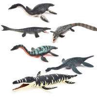 จำลองไดโนเสาร์ของเล่นรูปการกระทำรุ่นสัตว์เลื่อนฟันมังกร Mosasaur Plesiosaur การเรียนรู้การศึกษาของเล่นเด็ก