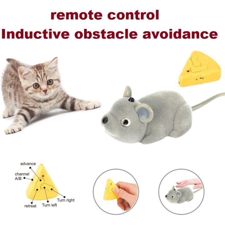 สัตว์เลี้ยงลูกแมวของเล่น-rc-อิเล็กทรอนิกส์-flocking-จำลองเมาส์สัมผัส-sensing-แมวสุนัขของเล่นแบบโต้ตอบ