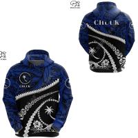 Island Chuuk Country Flag Tribal Culture Retro Streetwear Tracksuit MenWomen Pullover 3DPrint Funny Casual Hoodies A8