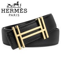 เข็มขัดหรูหราแบรนด์หรูของแท้,เข็มขัดหนังวัวแท้ Top.1Hermes คุณภาพสูงเข็มขัดแฟชั่นเรียบง่ายสำหรับผู้ชายZZ