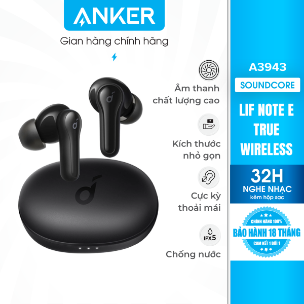 Tai nghe không dây SoundCore (by Anker) Life Note E True Wireless (TWS)
