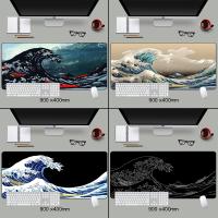 Japan Great Waves Mouse pad black Large Rubber Mouse Pads Mousepad Mat for Csgo Dota