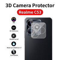 3D กล้องปกป้องหน้าจอสำหรับ Realme Narzo N53 C53 RealmeC53 RealmeNarzoN53 4G 2023คลุมทั้งหมดชัดเจนแบบ HD ฟิล์มป้องกันกระจกกล้องมองหลังเลนส์นิรภัย