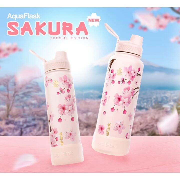 Aquaflask Oz Oz Oz Aqua Flask Limited Edition Sakura Flask With Silicon Boot Lazada Ph