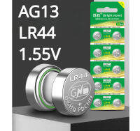 (มีในสต็อก) AG13 50ชิ้น1.55โวลต์ LR44 L1154 357 SR44 ZnMnO2ปุ่มแบตเตอรี่นาฬิกาของเล่นและผลิตภัณฑ์อิเล็กทรอนิกส์เครื่องช่วยฟัง **