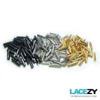 Lacezy ปลอกโลหะแบบหนีบ AGLETS DIY สำหรับแต่งรองเท้า