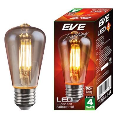 หลอด LED EVE FILAMENT ADISO 64 4 วัตต์ WARMWHITE E27 [ส่งเร็วส่งไว มีเก็บเงินปลายทาง]