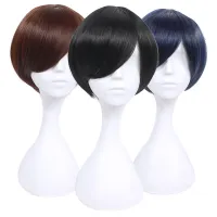 Special Offer Cosplay Wig Fiber Synthetic Wig「HSIU 」30Cm Short Wig Cosplay17color Wig Free Brand Wig Cap