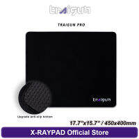 X-RAYPAD Traigun Pro CORDURA®การอัปเกรดแผ่นรองเมาส์สำหรับเล่นเกมด้านล่าง-สีดำ-450x400mm