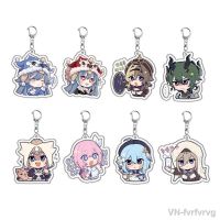 Anime Acrylic Keychain Game Honkai Impact 3 Kiana Kaslana Raiden Zaychik Theresa Murata Cosplay Figures Key Chain Birthday Gifts