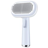 Dog Brush for Shedding,Dogs Grooming,Cat Brush Self Cleaning Slicker Brush for Dogs Cats Gently Removes Loose Comb