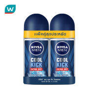 Nivea นีเวีย ดีโอ เมน คูล คิก โรลออน แพ็คคู่ 50 มล.