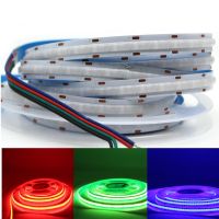 High Density RGB COB LED Strip light 24V 12V 768/840LEDs/m Soft Flexible COB Tape lamp Colorful waterproof Decoration Light