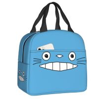 ◈✽▬ Studio Ghibli Anime My Neighbor Totoro Insulated Lunch Bags for Camping Travel Manga Cooler Thermal Lunch Box Women Children