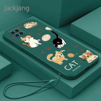 เคส Samsung A12 5G A125 M12เคสโทรศัพท์ F12มีความแม่นยำกล้องแบบบางเป็นพิเศษเคสป้องกันแบบตรงขอบพร้อมฟรีสายคล้อง