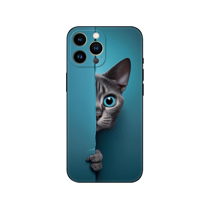 cute-animal-case-for-samsung-galaxy-s23-ultra-silicon-phone-back-cover-black-tpu