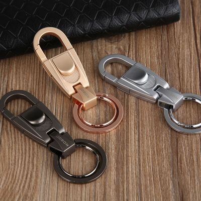 Jobon Upscale Car Keychain Luxury Men Women Keychains Custom Lettering for Key Ring Holder Bag Pendant Carabiner Accessories Key Chains