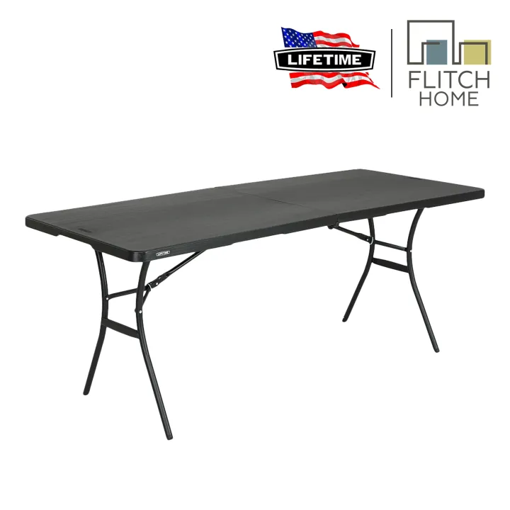 Lifetime 6 Ft Fold In Half Table, Lifetime 6 Round Folding Table