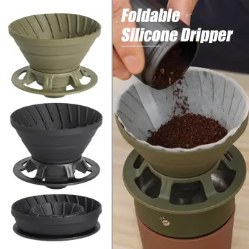 Bincoo Silicone Coffee Dripper Coffee Pot Foldable Pour Over Cone