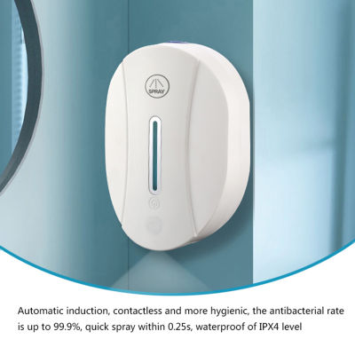 550ml Automatic Liquid Soap Dispenser Touchless Sensor Foam Hand Washer Sanitizer Alcohol Spray Wall Hand Washing Machine