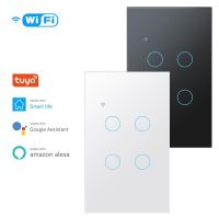 【CW】 AUBESS TuyaLightSwitch250VLife/tuay APPControlWithGoogleUS 1/2/3/4 Gang