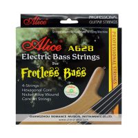 【cw】 Alice Fretless Bass String Full Set 4 pieces Electric Bass Guitar Parts Accessories Concert Strings A628