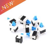 20pcs/lot Square 7x7x12mm 6 Pin DPDT Mini Push Button Self-locking Switch G64 Multimeter Switch  8x8MM