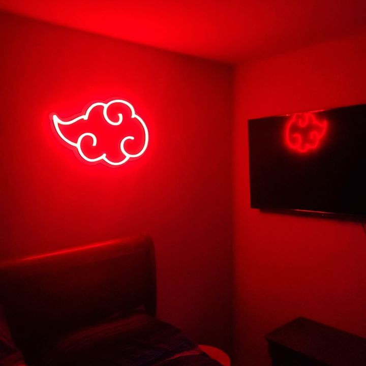Anime Cloud Light Wall Decor for BedroomCloud Led Lights for Bedroom with  Adjustable Brightness, Room Accessories for Men Teen Boys, Gifts for Guys  (On Black Back) : Amazon.in: Home & Kitchen
