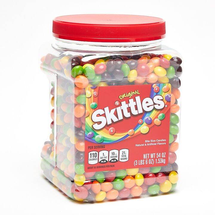 Skittles Original Bite Size Candies Jar -1.53kg | Lazada PH