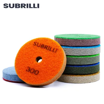 Diamond Sponge Polishing Pads 3" 7 PiecesLot For Granite Marble Artificial Stone Polish Cleaning Tool Wet Sanding Buffing Disc