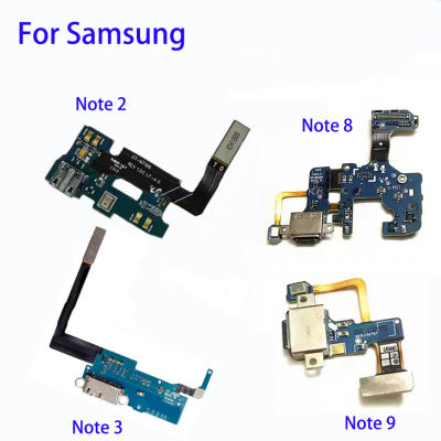 สำหรับ Samsung Galaxy Note N960 8 9 2 3 N950 F Note9 N7100 N9005 USB สายชาร์จสายแพบอร์ดซ่อมโทรศัพท์มือถือสำหรับ Note2 Note3 Note8 N900อะไหล่ทดแทน