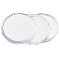 180 Pcs 46mm Coin Cases Capsules Holder Applied Clear Plastic Round Storage Box