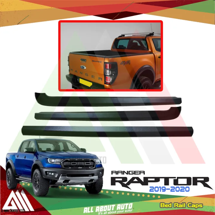 Ford Ranger Raptor 2019-2020 Bed Rail Cap / Bed Rail Caps / Rail Guard ...