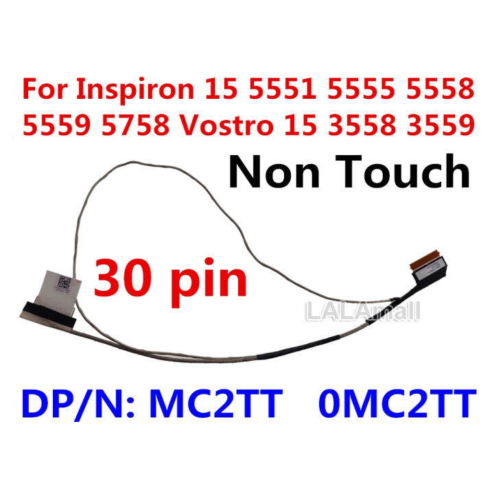 LCD Video Cable Replacement For Dell Inspiron 3558 5555 5558 5559 Laptop Models - DC020024C00 AAL20