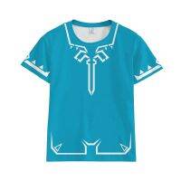 Link Cosplay T-Shirt Breath Of The Wild T Shirt Princess Costumes Adult Summer Tops