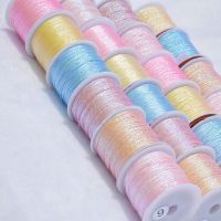 32Colors 0.2/0.4/0.6/0.8mm Colorful Thread String DIY Necklace Bracelet Rope Embroidery Decor Strap Tag Tassel Line Cord