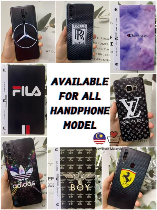 【1】Logo Mobile Phone Back Sticker Logo Back Protector Back Film Wrap