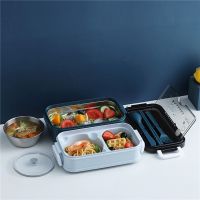 Portable Healthy Material Lunch Box 2 Layer Bento Boxes Microwave Dinnerware Food Storage Container Foodbox